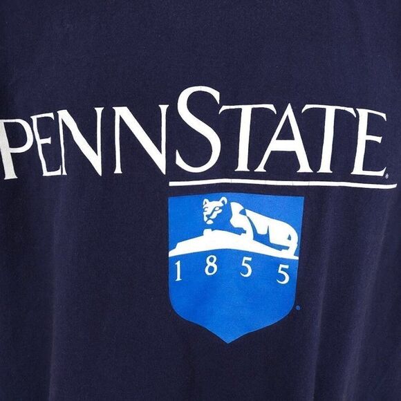 Vintage Penn State Nittany Lions T Shirt Mens Size XL Blue 90s NCAA University - Picture 2 of 5